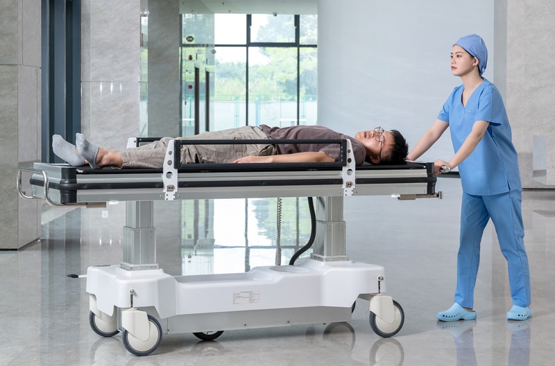 electric patient transfer bed