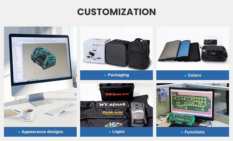 customized leg compression boots