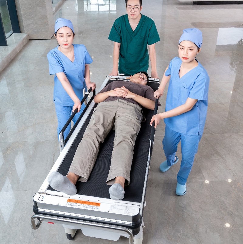 what's the advantage of the patient lateral moving transfer beds?